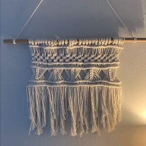 Handcrafted Boho Macrame Wall Hanging